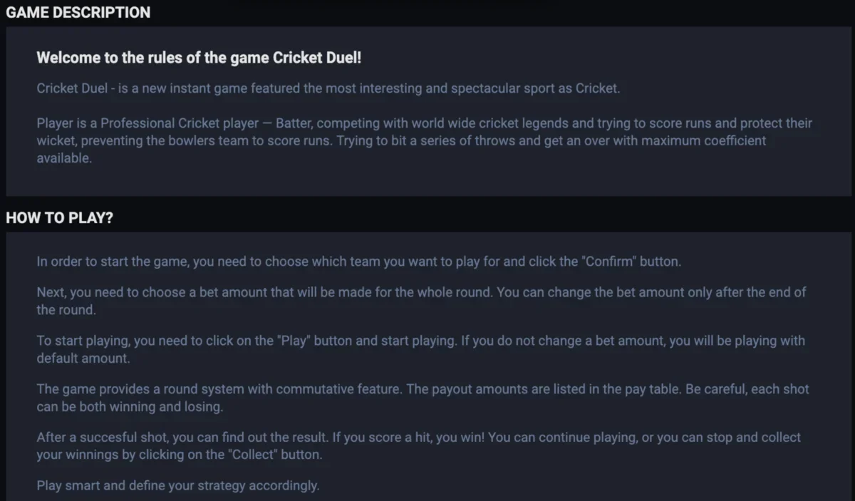 Cricket Duel multiplier display showing 10x multiplier level